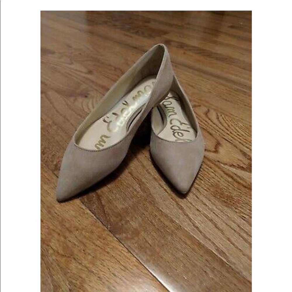 Suede Pointy Flats